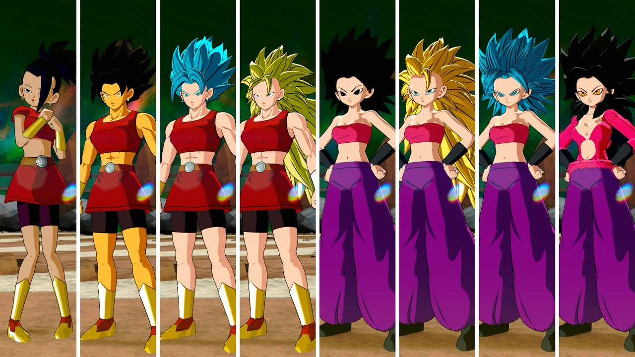 Kale and Caulifla New Forms and Transformations | DRAGON BALL Sparking! ZERO Mods