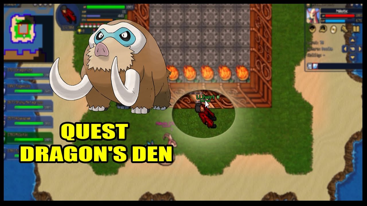 QUEST DRAGON'S DEN otpokemon  (SAGA QUEST #21)