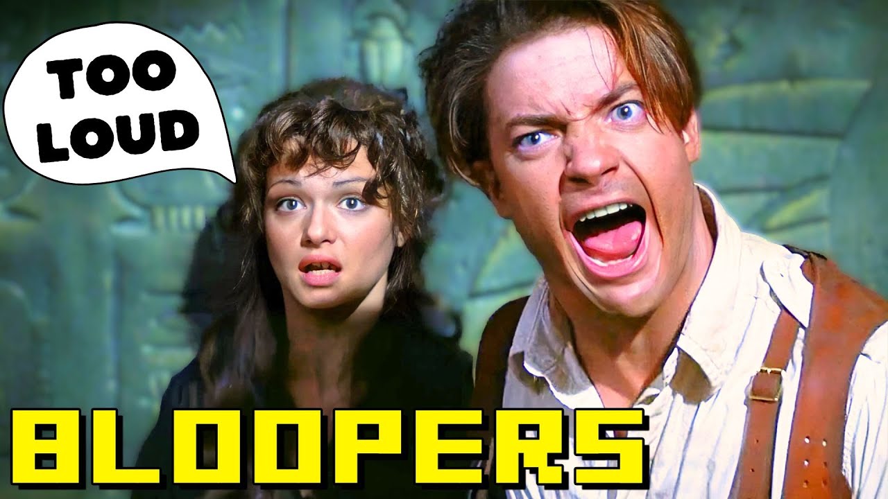 ULTIMATE BRENDAN FRASER BLOOPERS COMPILATION (The Mummy, Bedazzled, Looney Tunes, Encino Man)