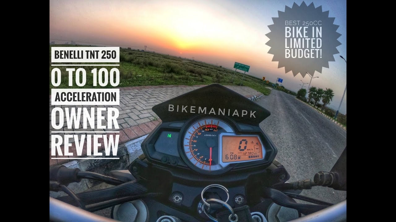 BENELLI TNT 25 O to 100km/h Acceleration | Owner Review