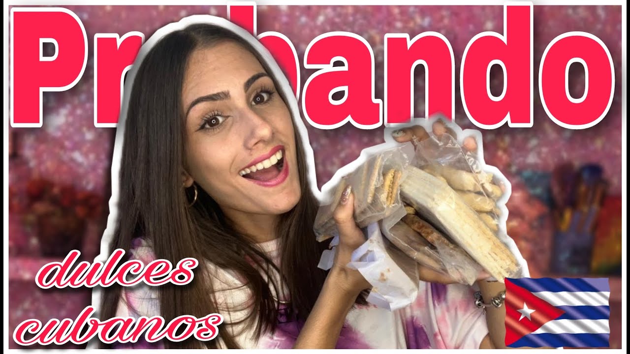 Probando dulces callejeros CUBANOS 🇨🇺1PARTE/Pruébalo algo que casi me hace vomitar 🤮