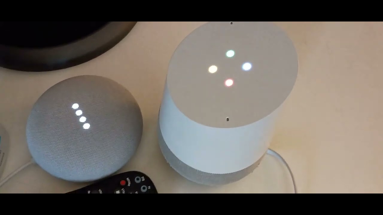 Google nest mini and Google home talk to each other.