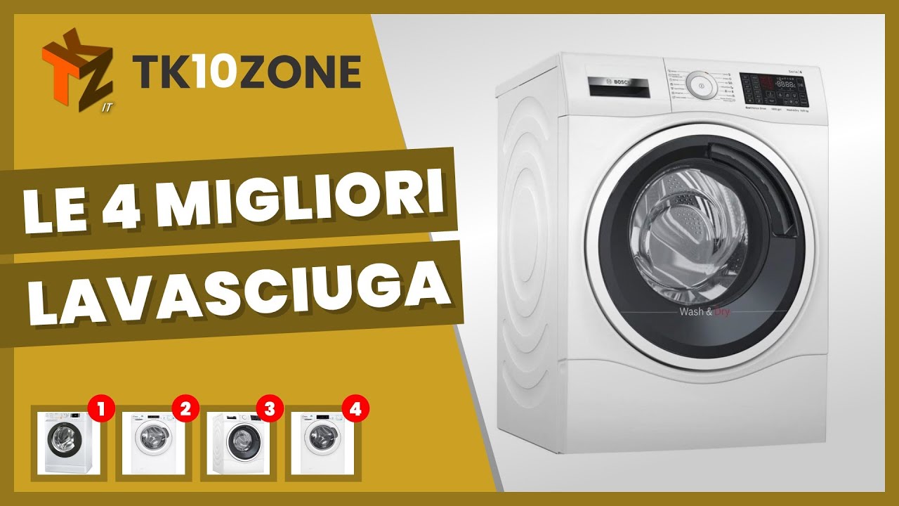 Le 4 migliori lavasciuga per un bucato impeccabile