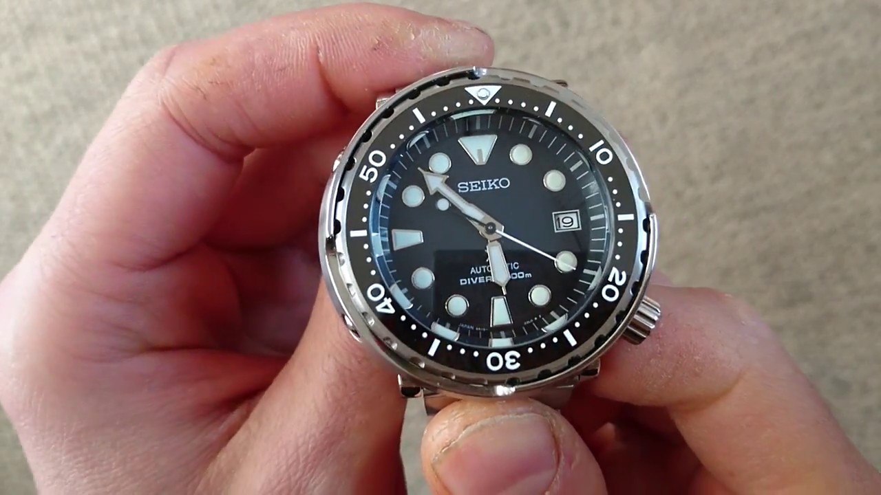 Seiko "Tunamatic" marinemaster 300m automatic movement conversion (6r15)