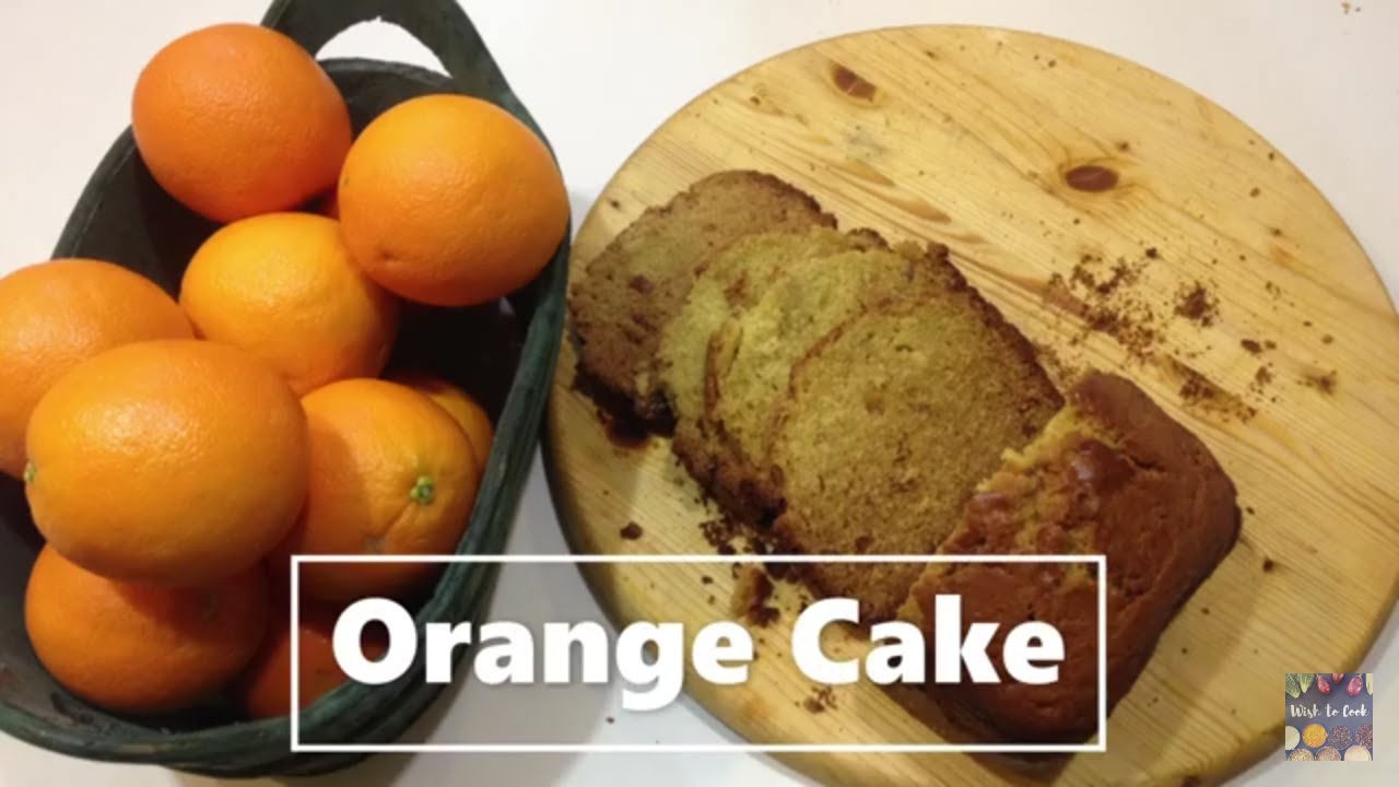 Orange Cake in a Bread Machine