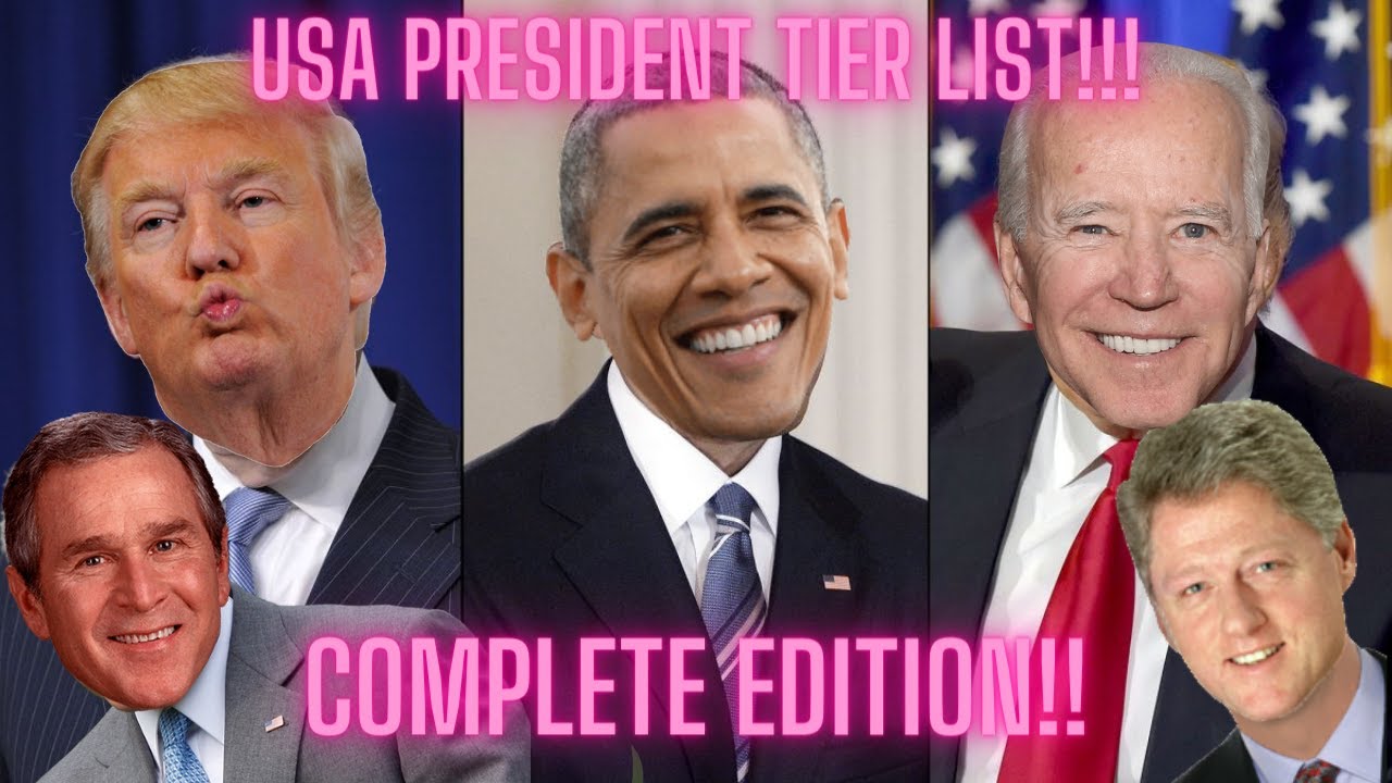 Ai Presidents Rank U.S Presidents Tier List Complete Edition!!
