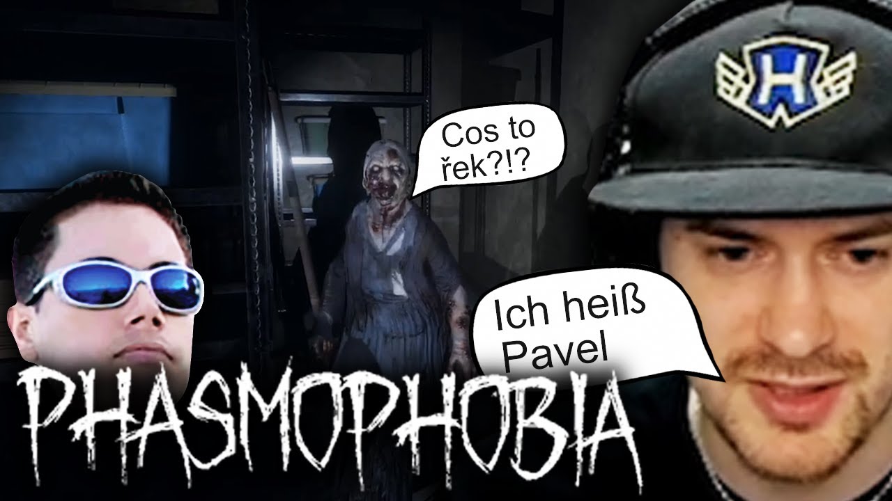 Duchové nemají rádi němčinu? - Phasmophobia w/ Rodina & @Artixik