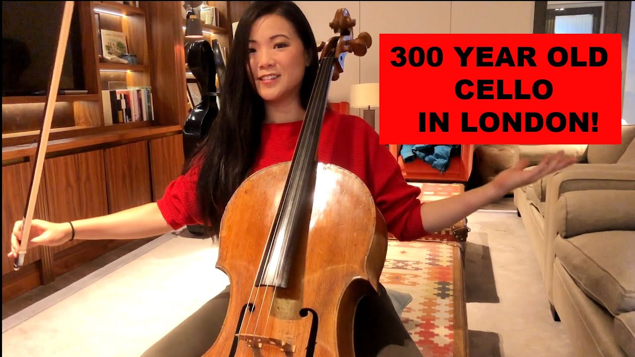 Пробуем 300-летнюю виолончель и смычок Жаклин Дю Пре в Лондоне!