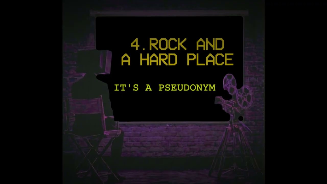 It's A Pseudonym - Rock And A Hard Place (Official Audio)