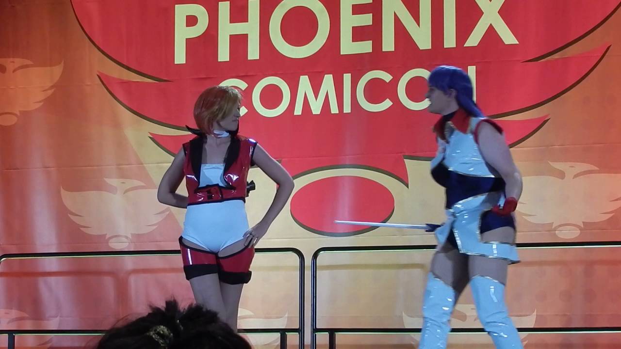 Yuri and Kei from Dirty Pair Flash - Phoenix Comicon 2016