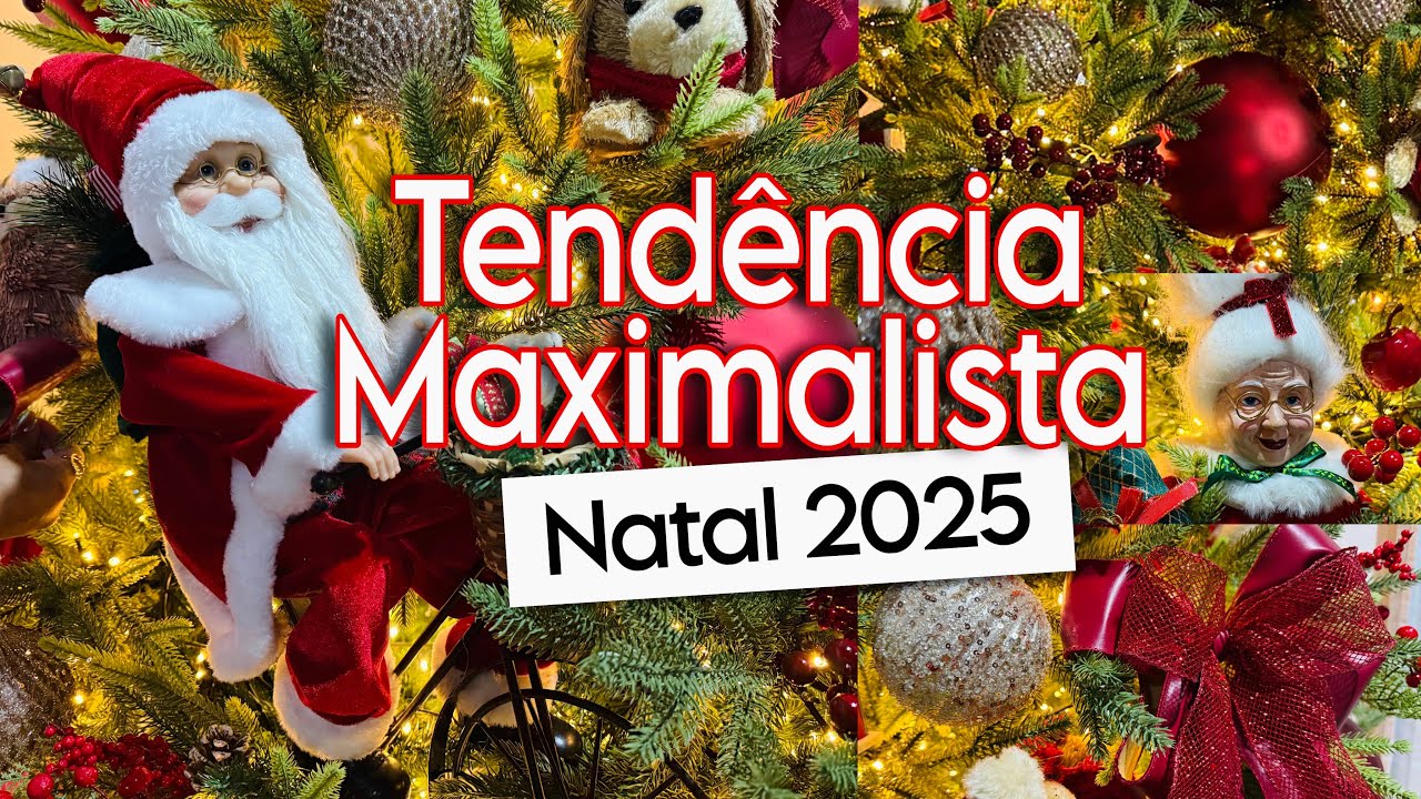 NATAL 2025 DECORA&Ccedil;&Atilde;O PARA &Aacute;RVORE DE NATAL VERMELHA #natal2025 #decora&ccedil;&atilde;o #christmas #arvoredenatal 