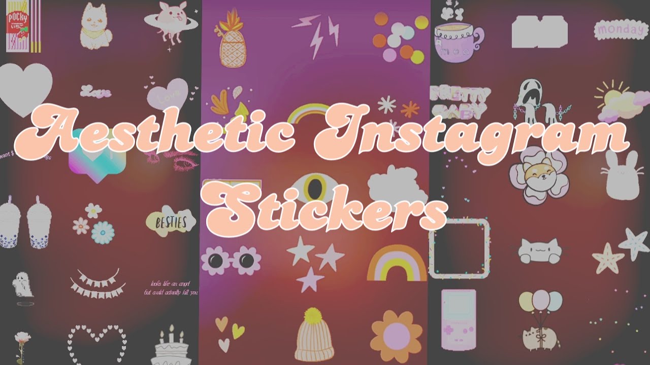 MUST TRY AESTHETIC AND CUTE INSTAGRAM STICKERS l PHILIPPINES