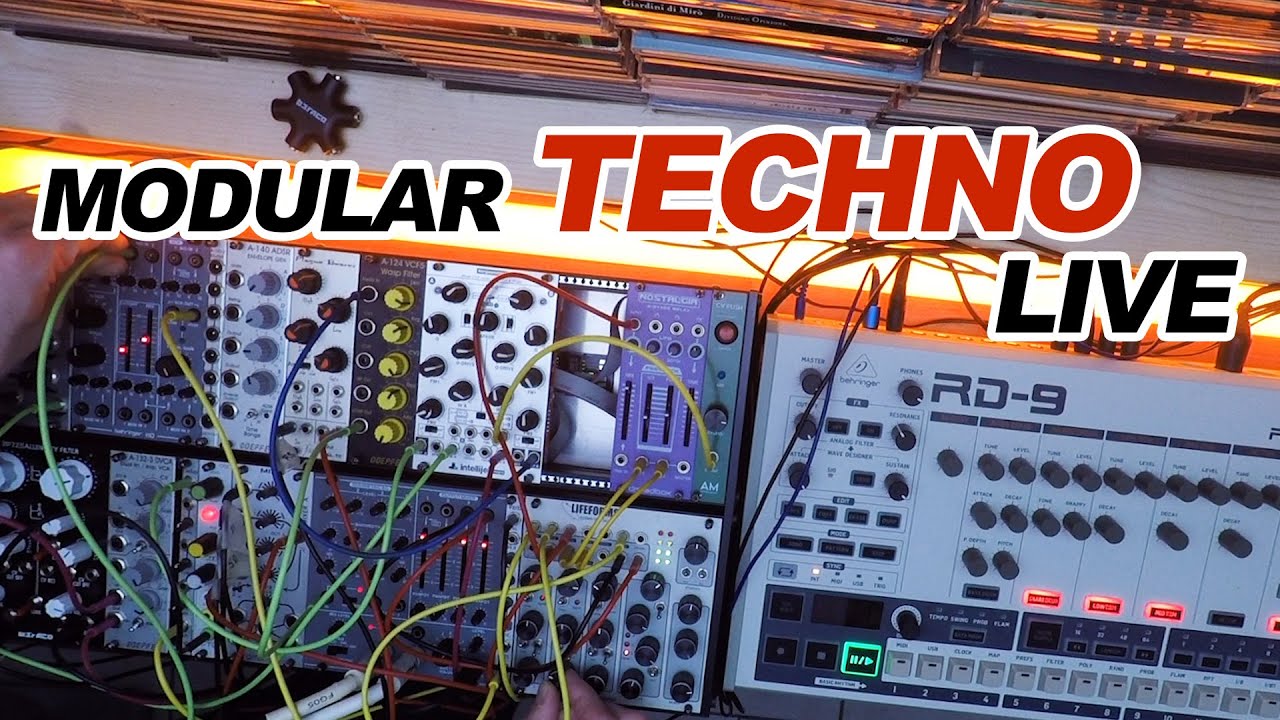 Modular Techno Live + Behringer RD-9