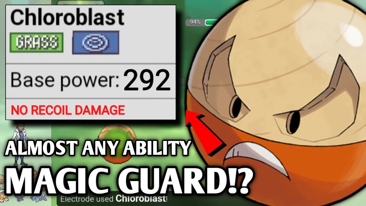 CHLOROBLAST + MAGIC GUARD HISUIAN ELECTRODE IS AMAZING IN AAA | POKEMON SCARLET AND VIOLET