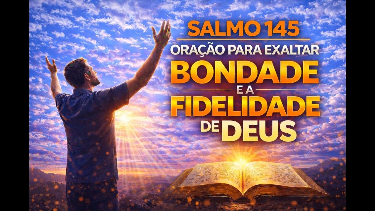 SALMO 145 ORAÇÃO PARA EXALTAR A BONDADE E A FIDELIDADE DE DEUS