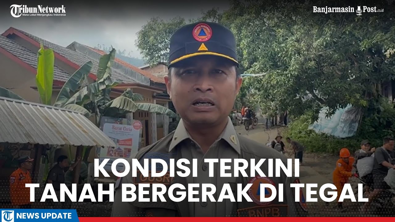 Kondisi Tanah Bergerak di Tegal, BNPB: akan Berkoordinasi dengan PVMBG, Sekitar 1.600 Jiwa Selamat