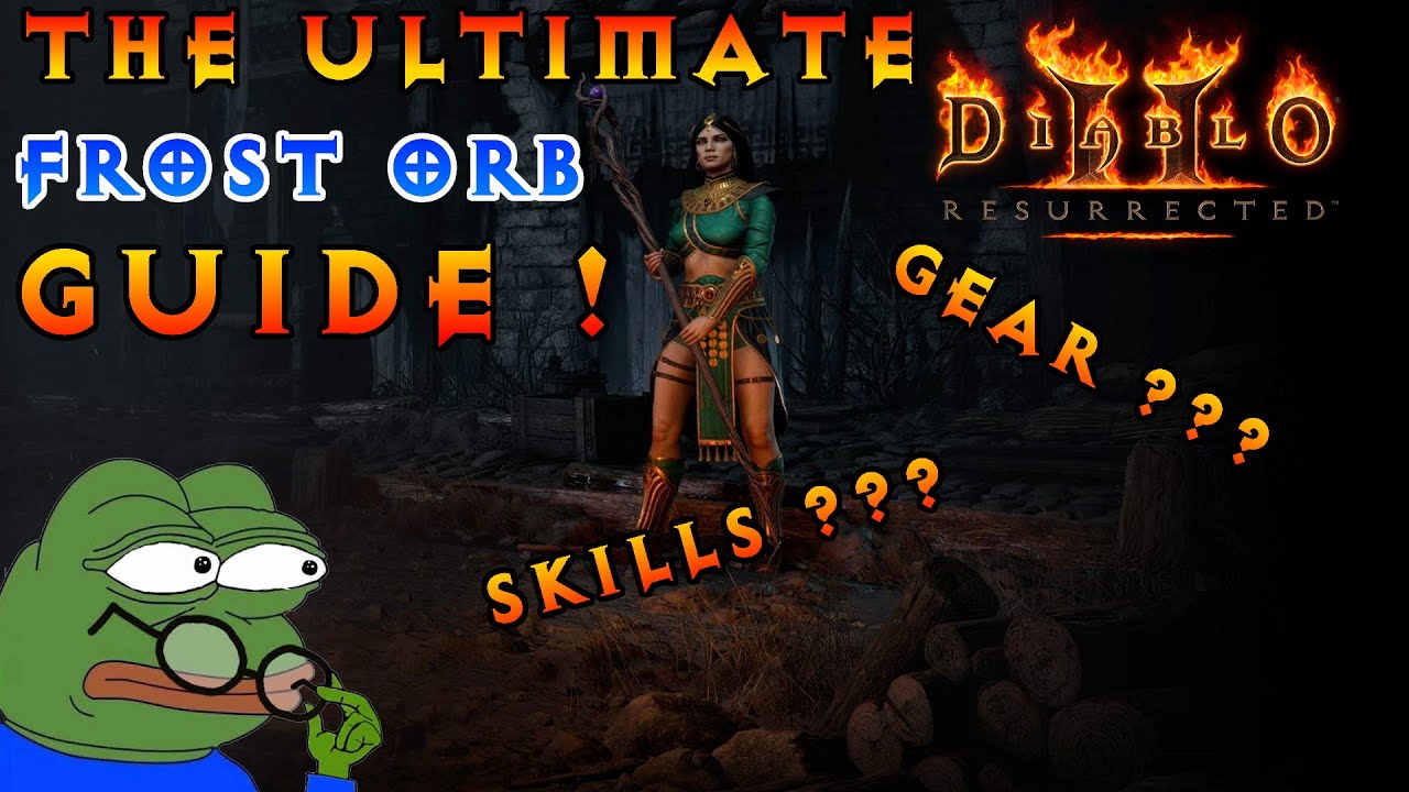 MOST WANTED SORC Build in Diablo 2 Resurrected !!! Frost Orb Guide / Tutorial [German - Deutsch]