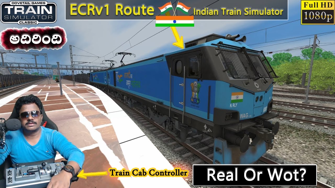 First Look WAG12B Goods Indian Train Game Train Simulator Classic India Telugu Gamer World