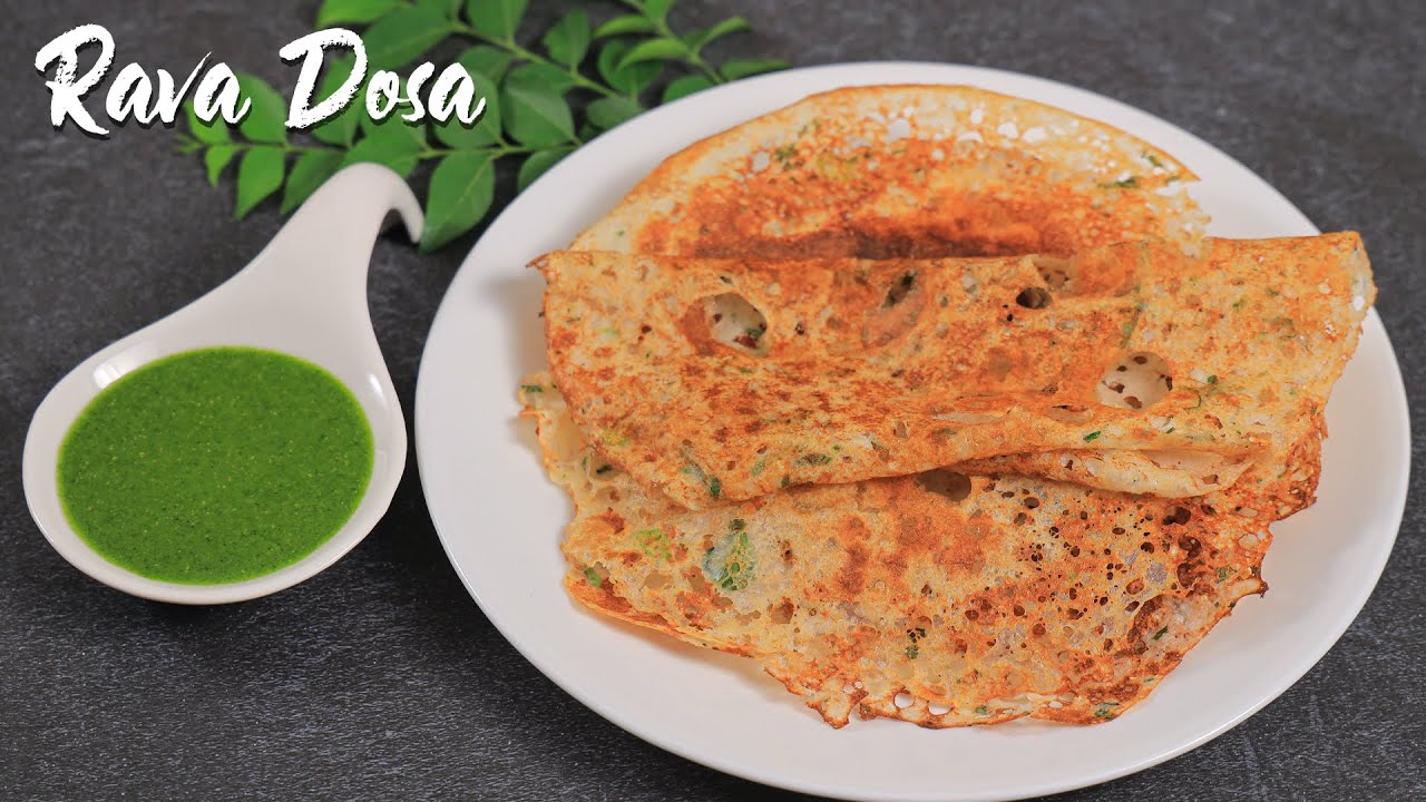 Rava Dosa | How to make rava dosa | South Indian Style Rava Dosa | Street Food Dosa Recipe