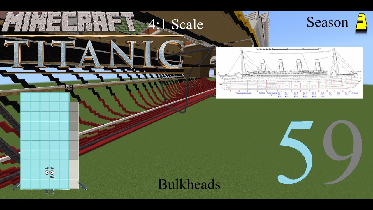Minecraft Titanic 4;1 Scale Timelapse Part Fifty-Nine (S3 E1)