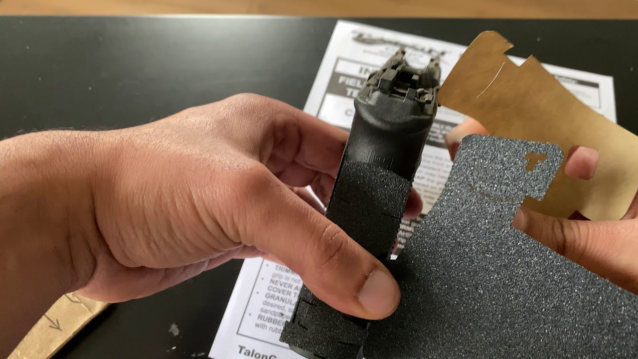 Сравнение установки накладок Talon на Glock 45 и Glock 19