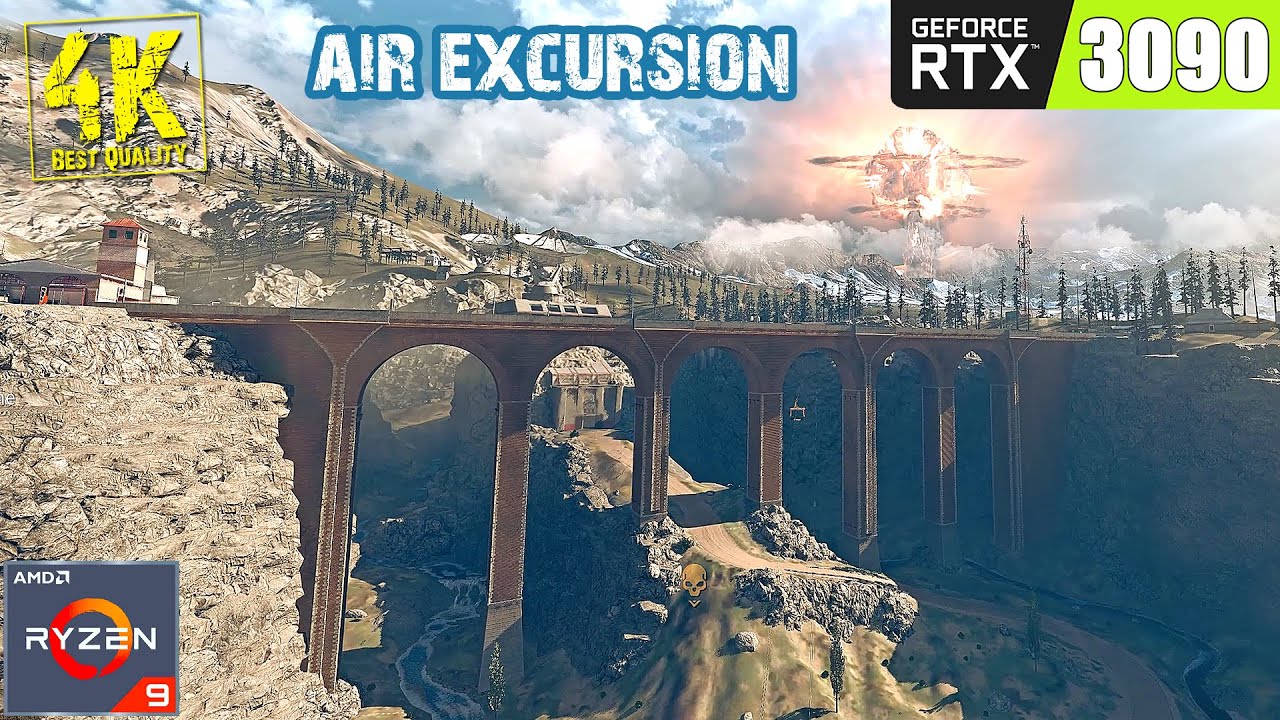 New Verdansk 84 + RTX 3090 4K AIR Excursion. Call of Duty Warzone Season 3 update. COD Map 1980
