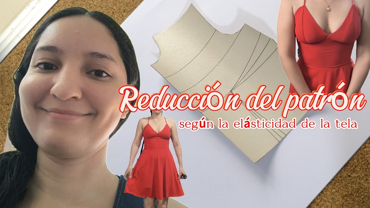 Cómo reducir las medidas de un patrón con pinzas para telas con elasticidad 🤔