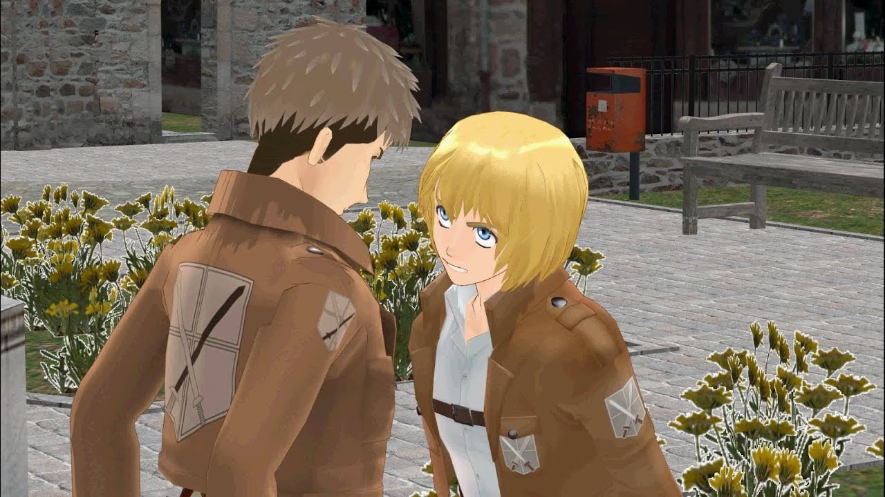 【MMD / Attack on Titan】Anything You Can Do I Can Do Better!【Jean x Armin】