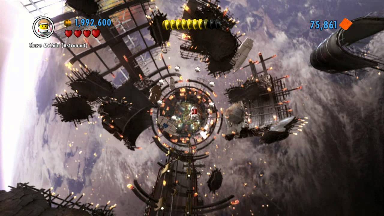 LEGO City Undercover (Wii U) - Epic Space Descent & Ending (Unlocking Rex Fury)