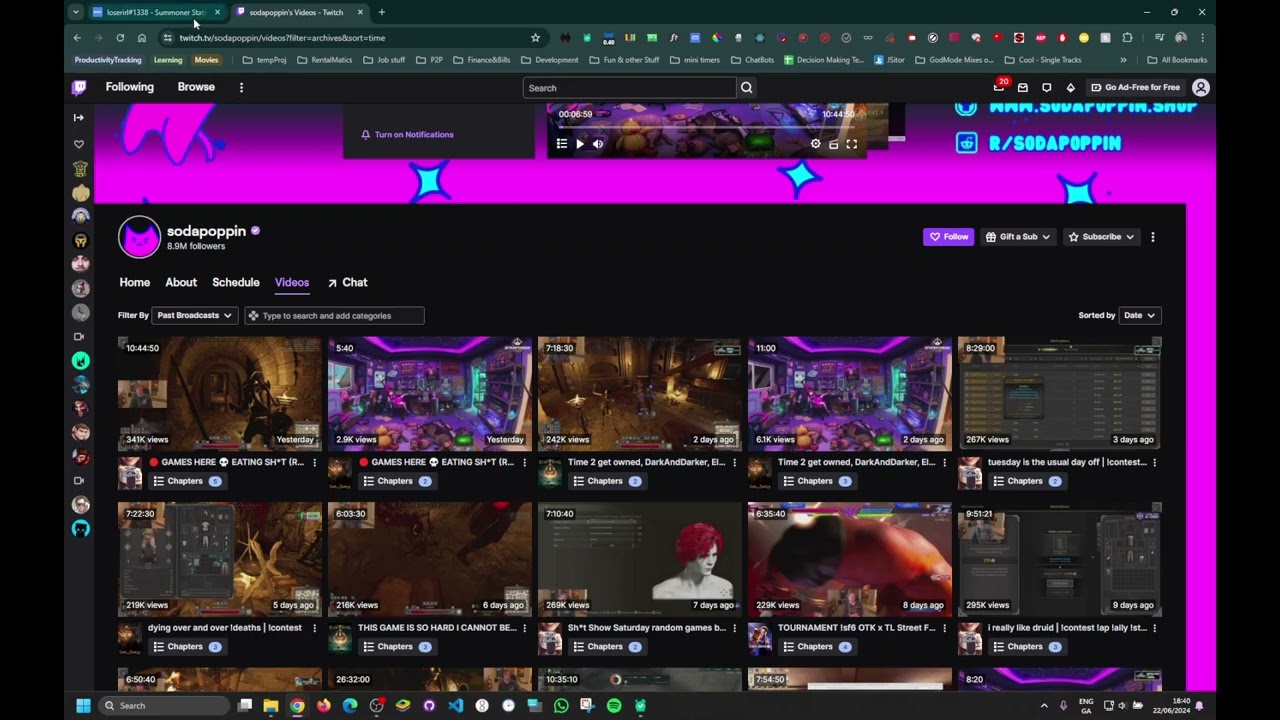 sodapoppin quit league of legends after playing it for 7 days... SMART!