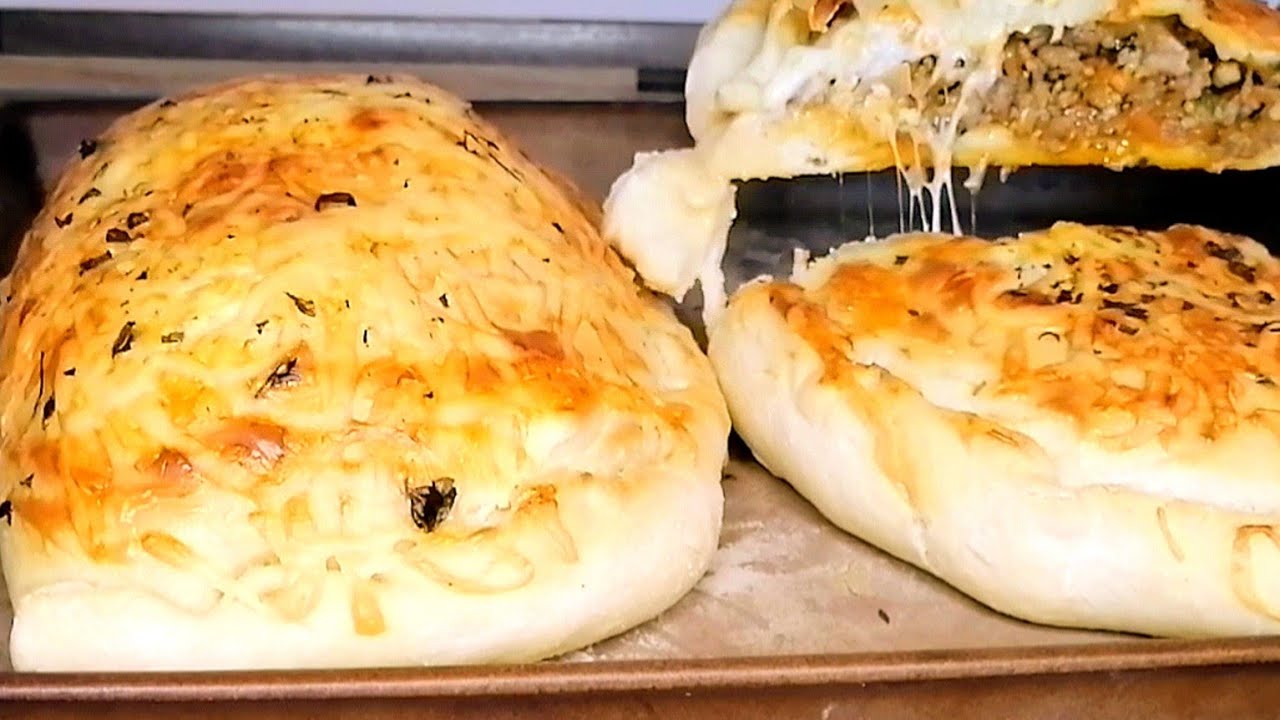 кальцоне / белая пицца / пицца из фарша / сделайте свою собственную пиццу / духовки / Пицца домашняя