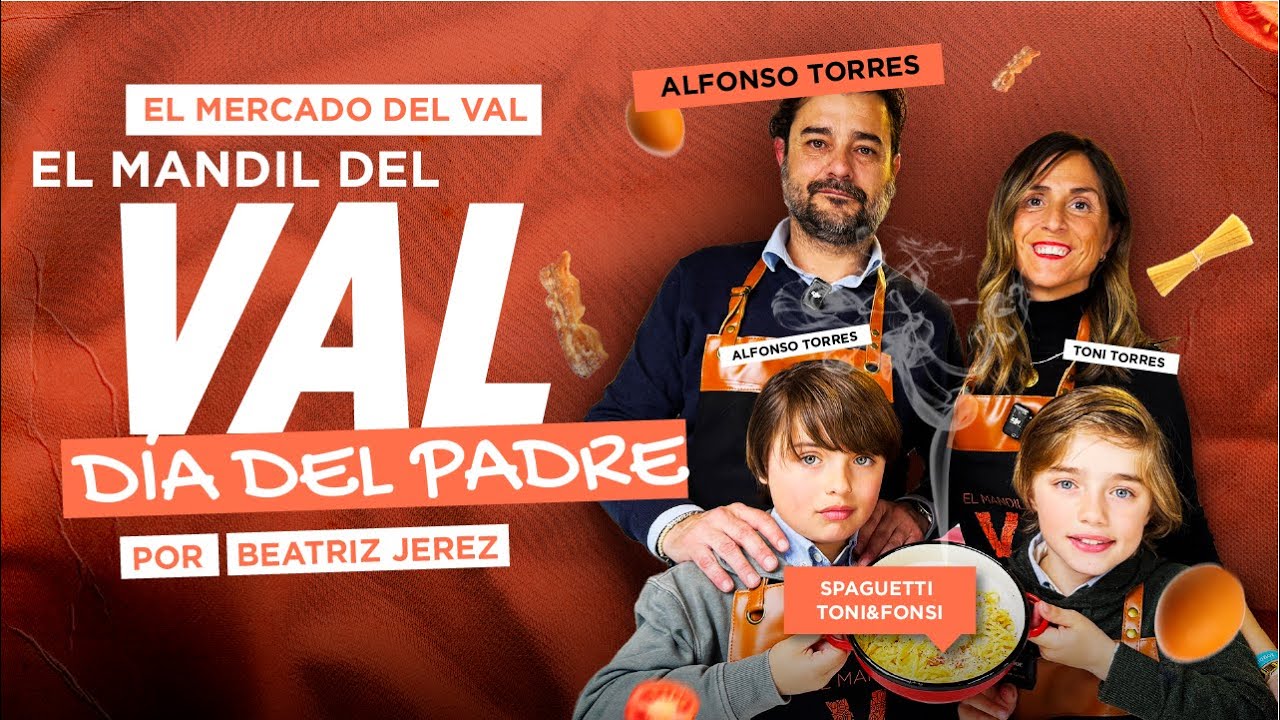 #RECETA #DíaDelPadre ❤️ El Mandil del Val | SPAGUETTI Toni&Fonsi con la Familia Torres 🤤😍