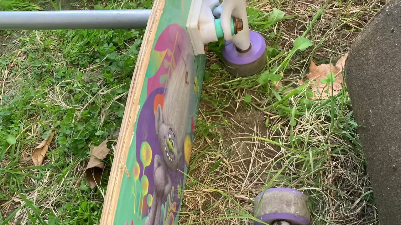 Kids scooter conversion to skateboard avatar the last airbender themed pt.1