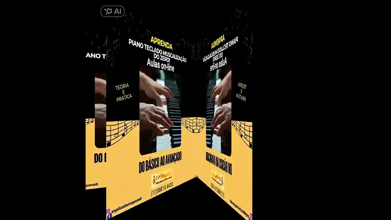 Aulas piano e Teclado 