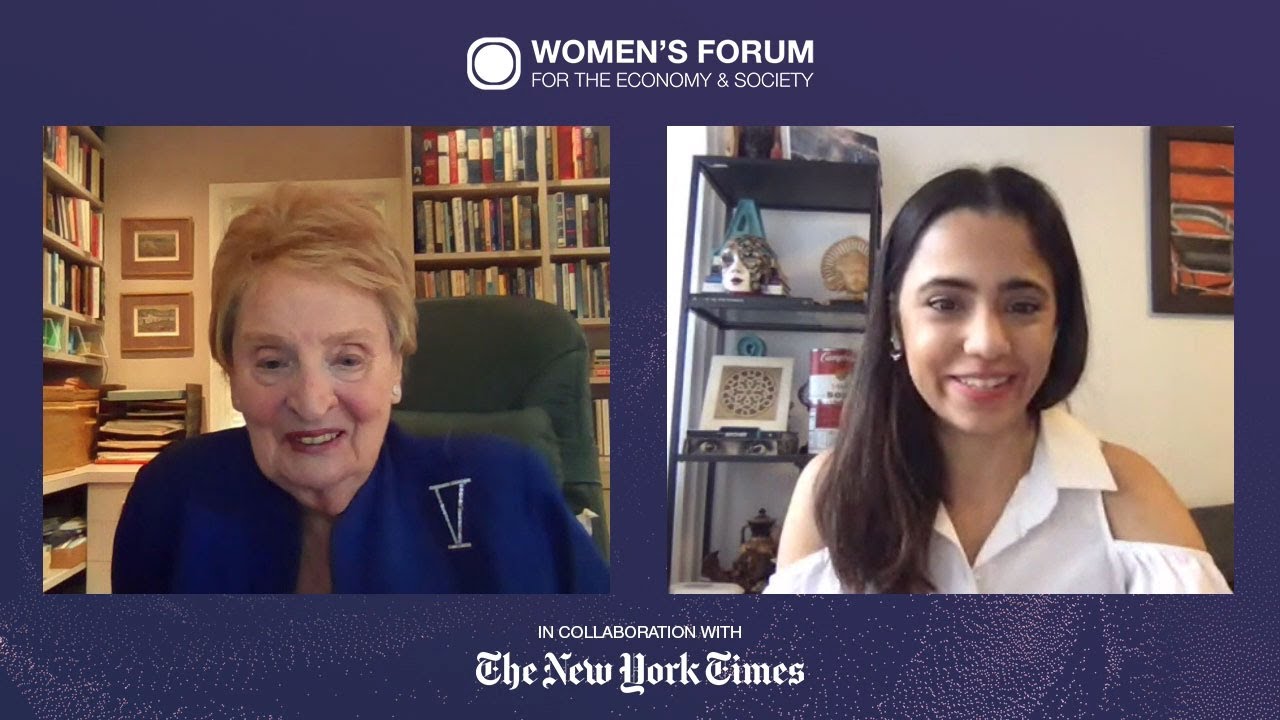 In Her Words - Secretary Madeleine Albright talking about diplomacy and restoring democracy