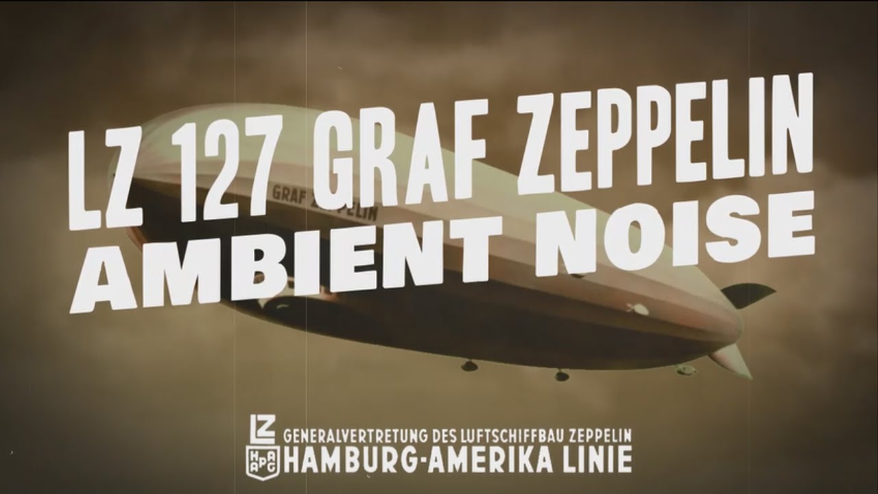 Graf Zeppelin Sound | Airship Noise Ambient White Noise for Sleeping | DARK SCREEN