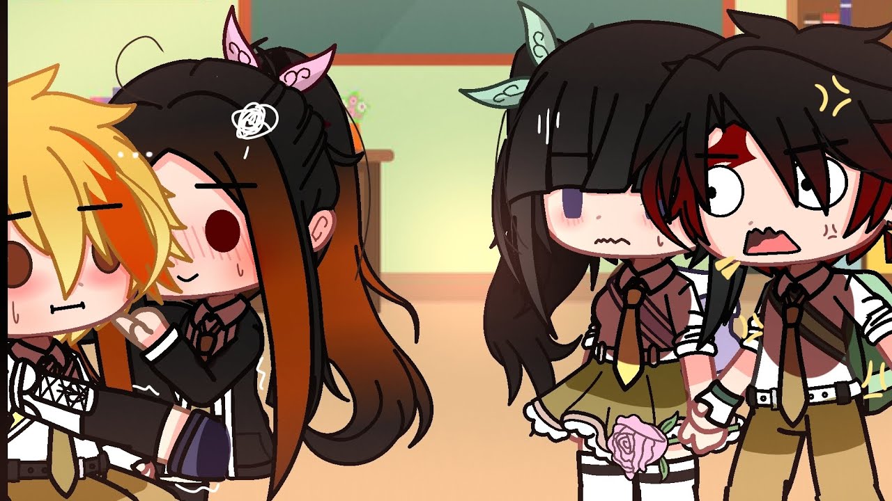 jealous nezuko ★| ZenNezu Zenitsu x Nezuko | Demon Slayer | Gacha Club MeMe |