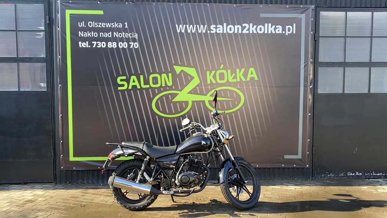 Motocykl Romet Chopper Soft 2 125CC - prezentacja i uruchomienie motocykla #salon2kolka