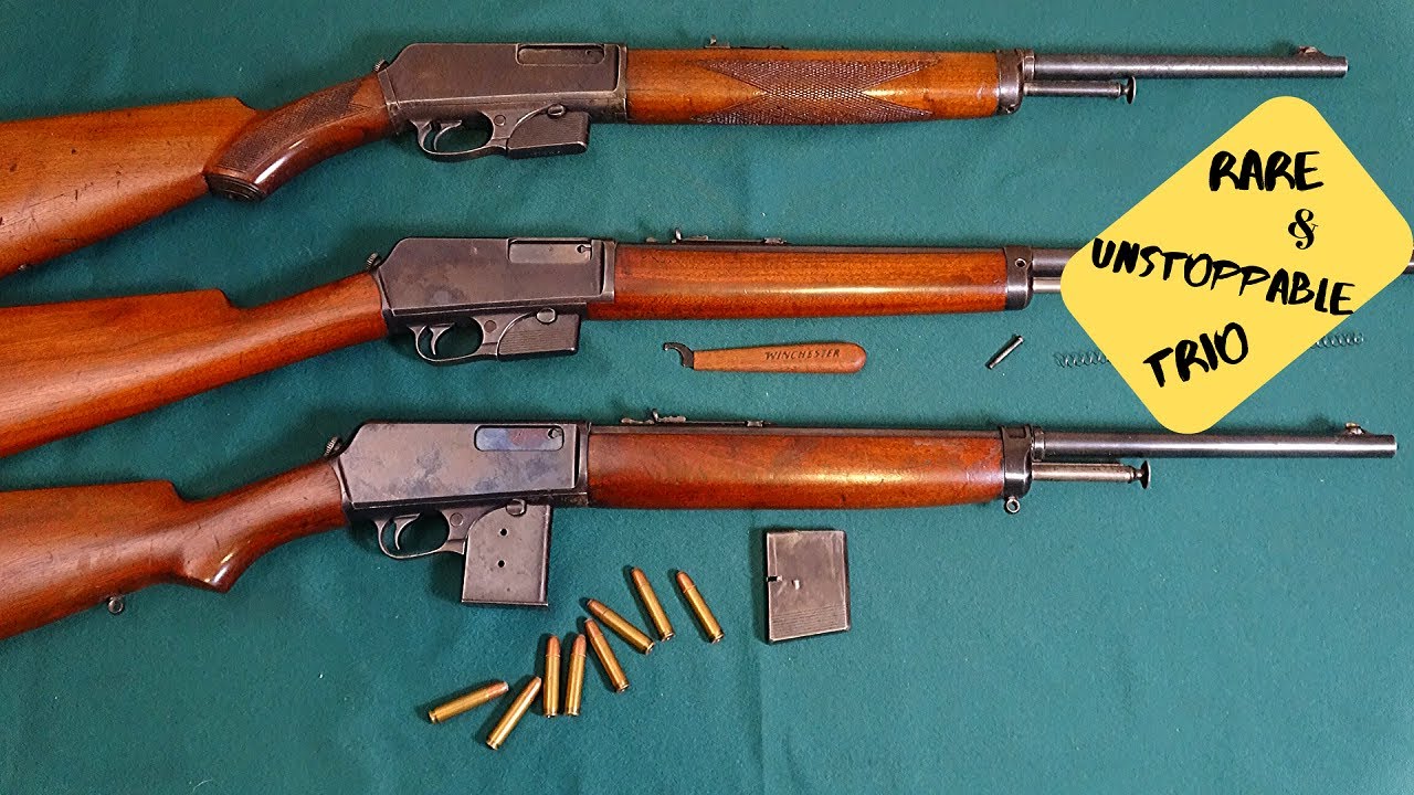 TIME TRAVELLING GUNS!!! Winchester Self-Loading Rifles Together Again