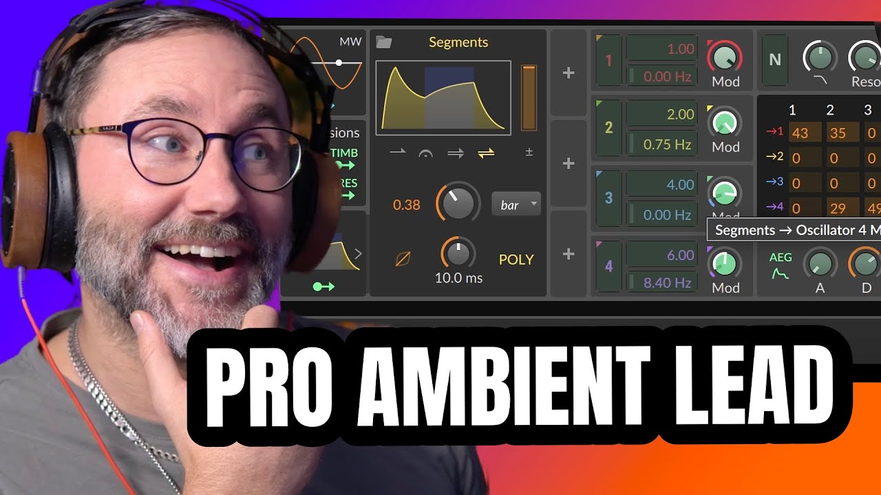 Create EASY Ambient Melody Sounds with Bitwig FM Synthesis