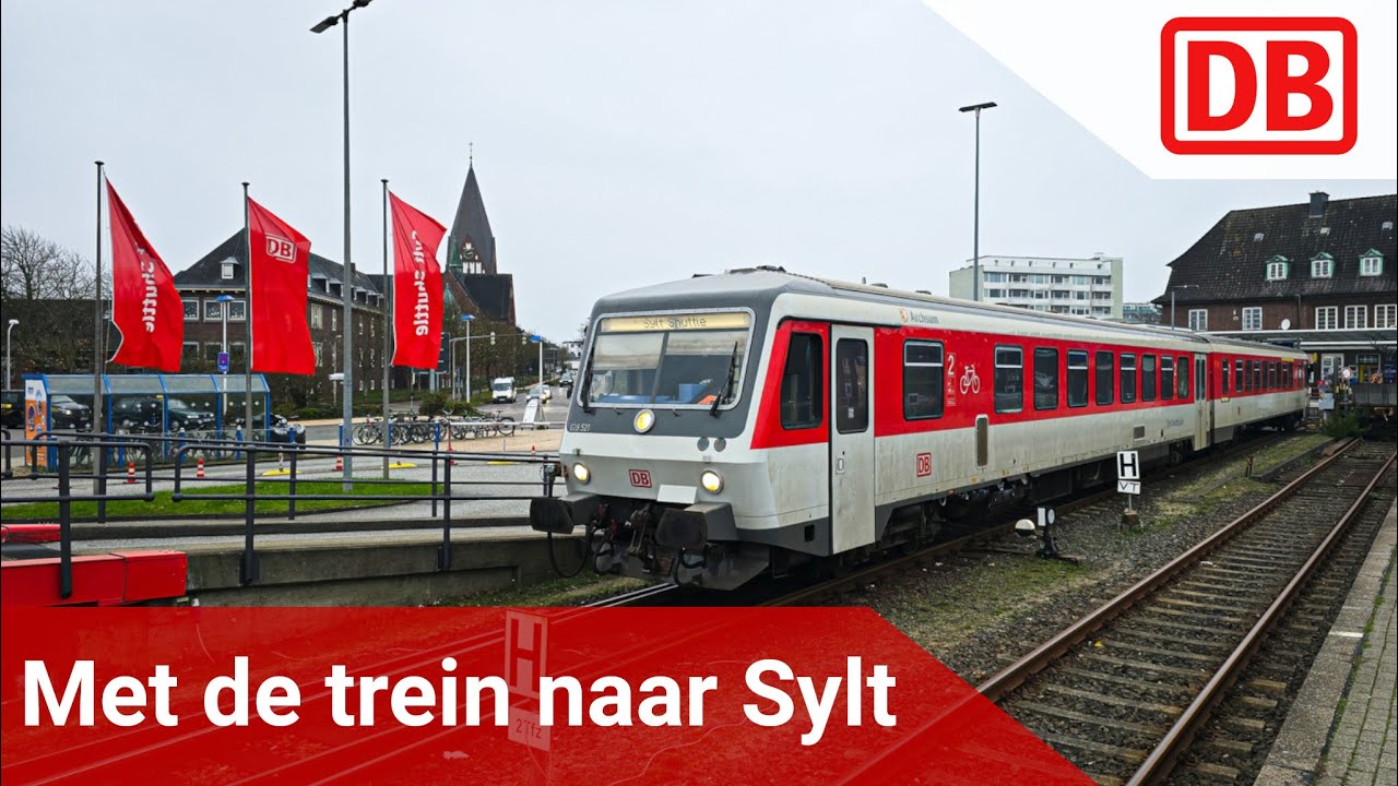 Het eiland SYLT is ALLEEN per TREIN te bereiken | Sylt Shuttle Plus #BartVlog