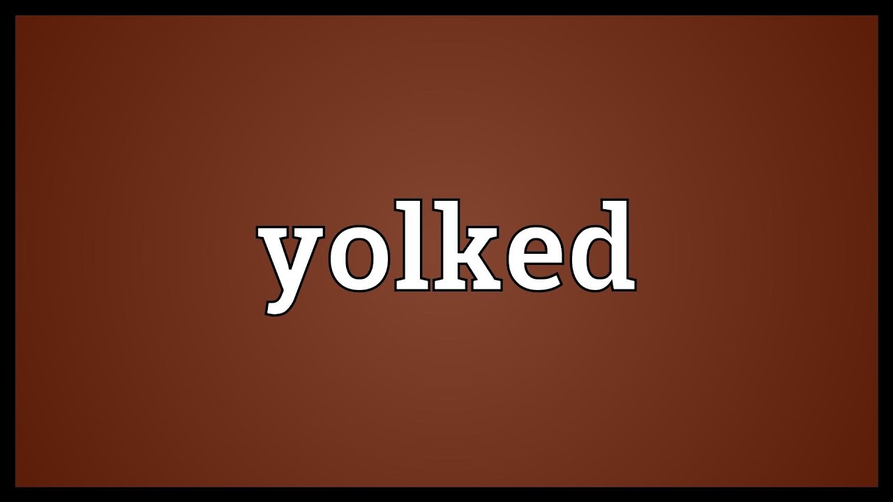 Yolked Meaning