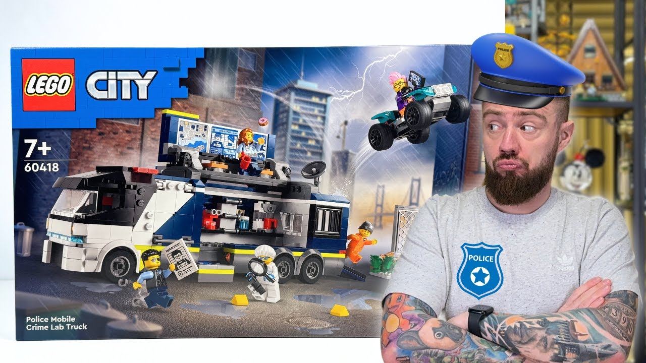 POLICYJNA CIĘŻARÓWKA Z LABORATORIUM KRYMINALNYM 👮🏻‍♂️ LEGO CITY 60418 RECENZJA