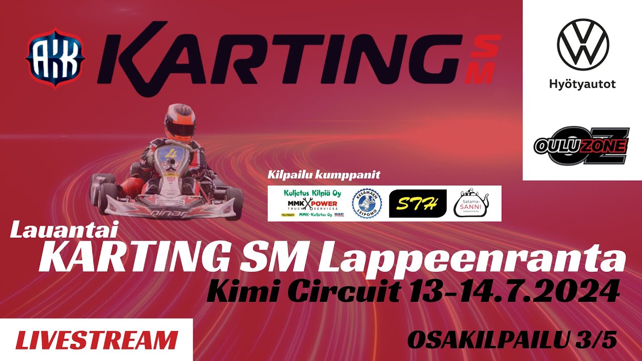 Karting SM Lappeenranta, Kimi Circuit I 13-14.7.2023 I Lauantai