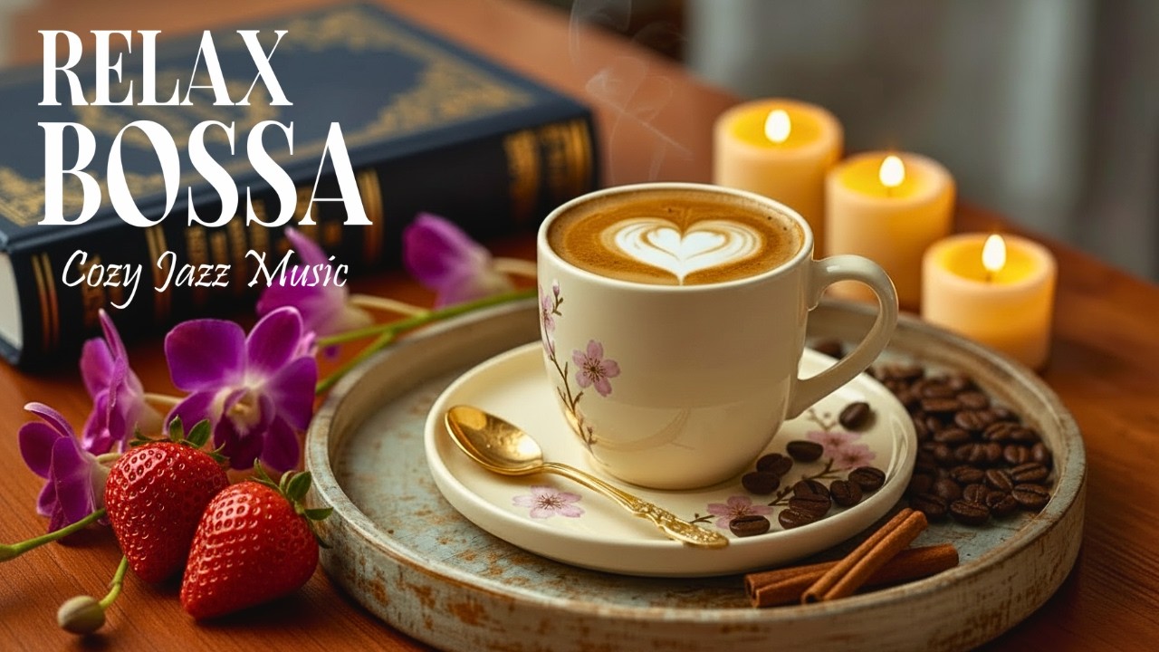 Happy Spring Morning Coffee Jazz ☕ Warm Café Vibes & Soft Bossa Nova for a Positive Day & Good Mood