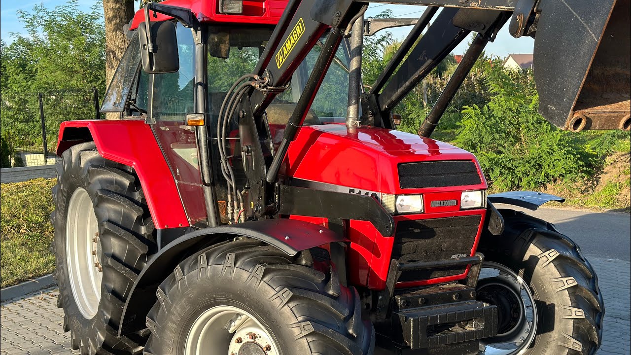 Case Maxxum 5140 PLUS z ładowaczem czołowym oraz łyżką CUMMINS