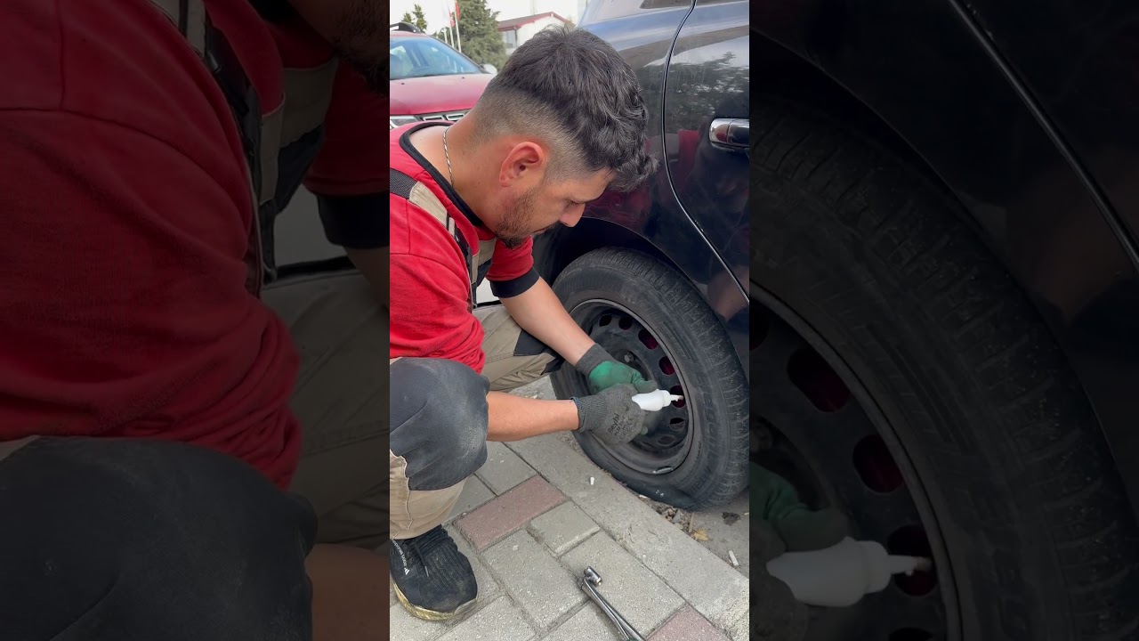 Sıvı tamir kiti kullandınız mı? #lastik&ccedil;i #tırlarısevin #tırcılar #lastik #kamyoncular #kamyoncu