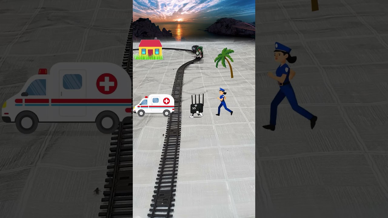 Wifi 🛜Router is following the ambulance🚑 when the train🚂 is approaching fast | Wifi Signals📡