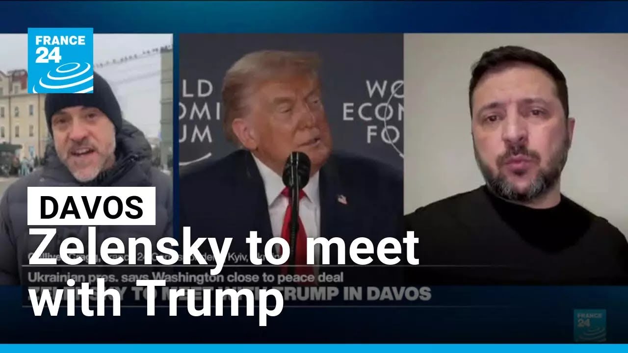Ukrainian's Zelensky to meet with Trump in Davos • FRANCE 24 English