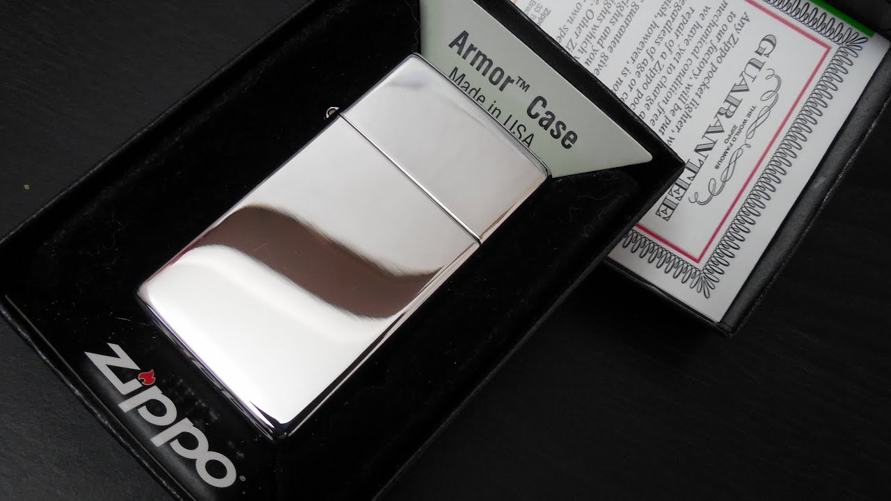 Slim Armor Zippo Unboxing (1603)